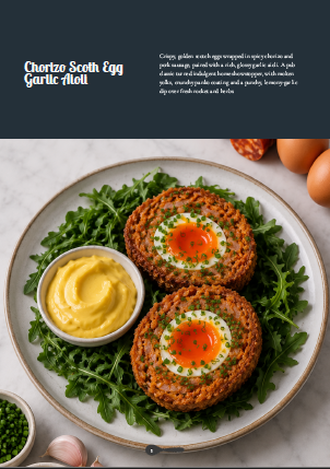 Chorizo Scotch Egg & Garlic Aioli recipe page