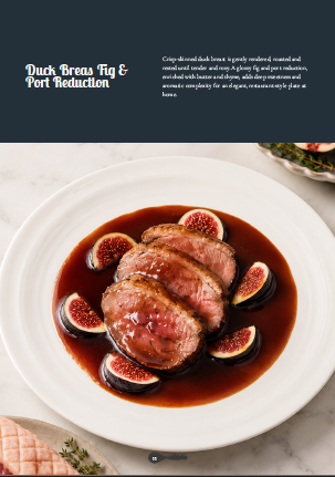 Duck Breast, Fig & Port Reduction recipe page
